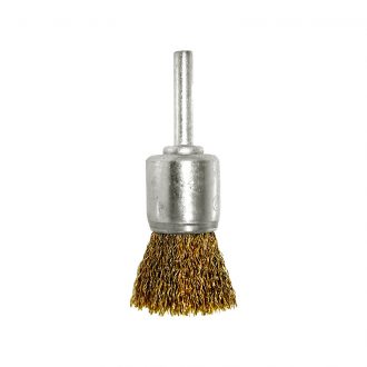 Brumby 25mm Spindle-Mounted Crimped Cup Brush