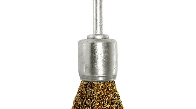 Brumby 25mm Spindle-Mounted Crimped Cup Brush