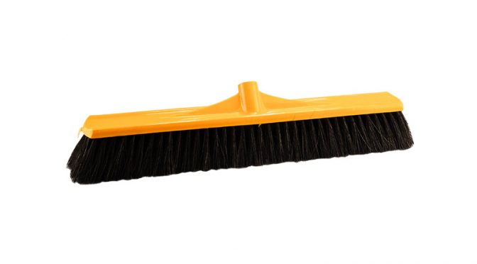 60cm Heavy Duty Broom (Plastic Back)