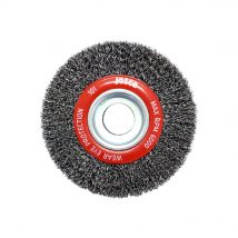 Josco 125mm x 25mm Multi-Bore Crimped Wheel Brush