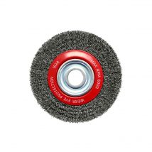 Josco 150mm x 12mm Multi-Bore Crimped Wheel Brush