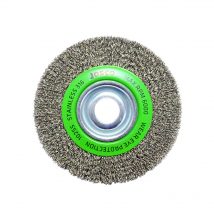 Josco 150mm x 25mm Stainless Steel Multi-Bore Crimped Wheel Brush