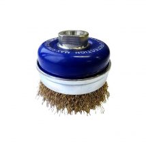 Tomcat 75mm Crimped BCTC Wire Cup Brush with Skirt