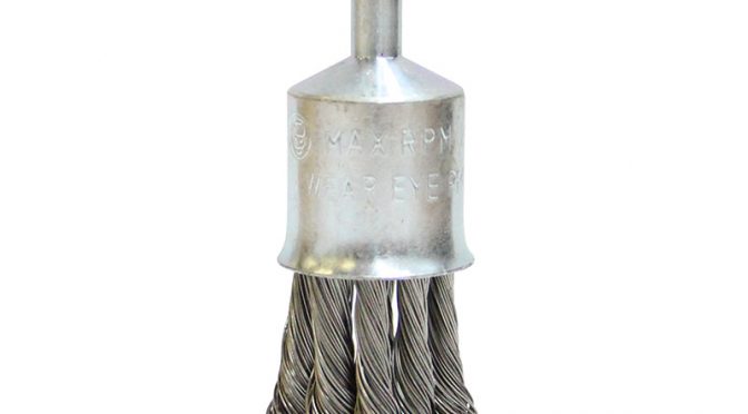 19mm Stainless Steel High Speed Twistknot End Brush