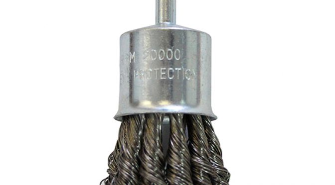 25mm Stainless Steel High Speed Twistknot End Brush